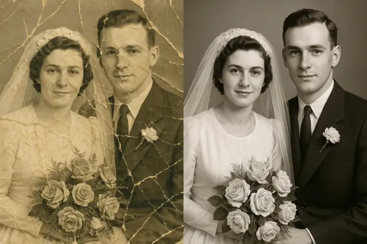 Restore Old Photos Online with AI
